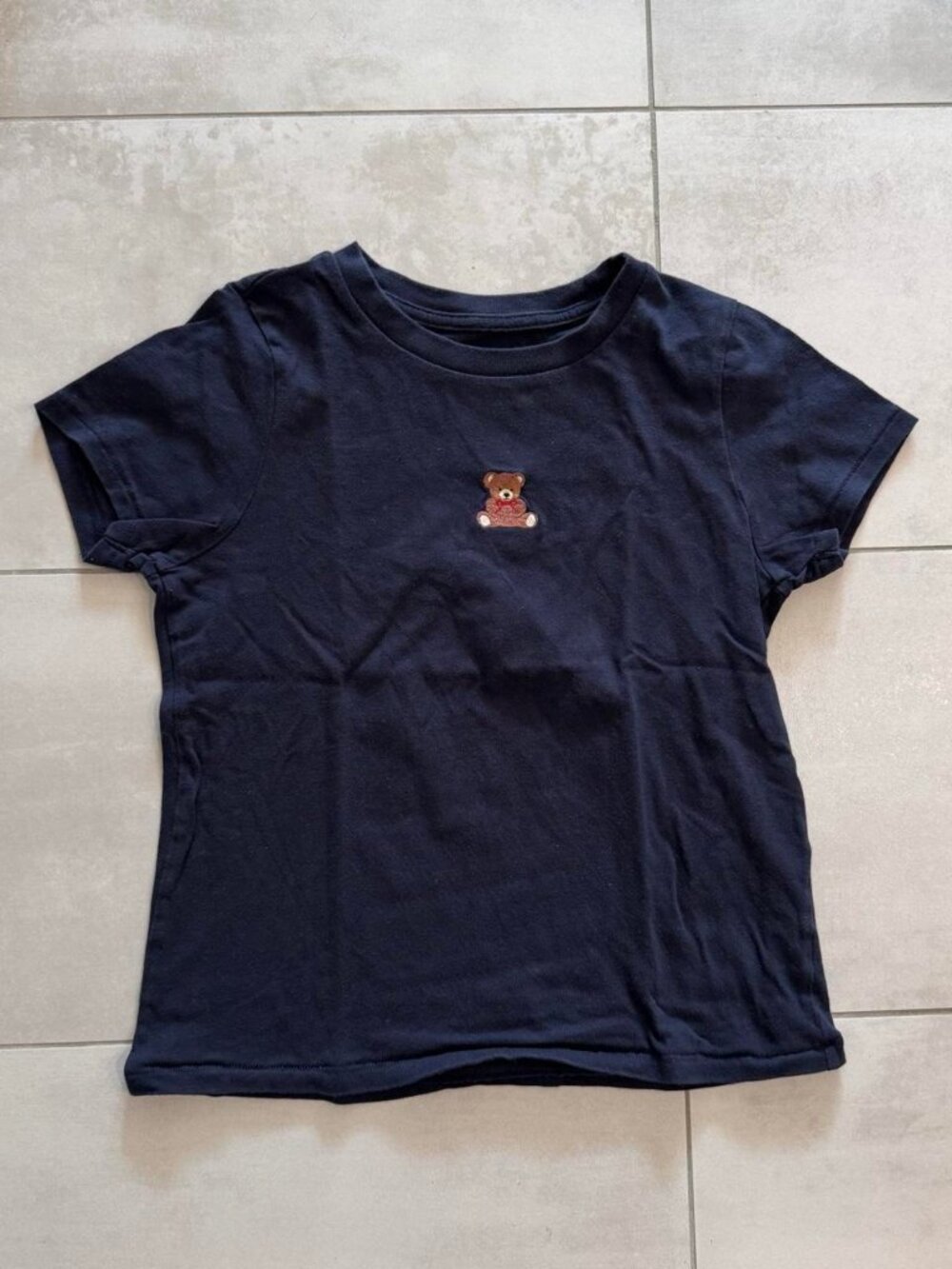 Navy Aeropostale baby tee